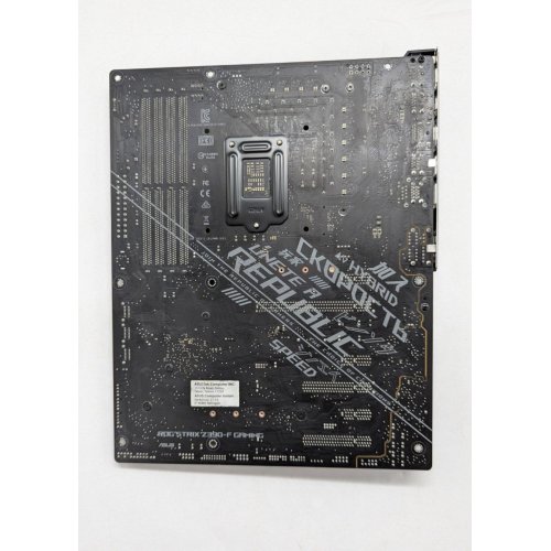 Материнська плата Asus ROG STRIX Z390-F GAMING (s1151-v2, Intel Z390) (Відновлено продавцем, 674743) купити з перевіркою сумісності: огляд, характеристики, ціна у Києві, Львові, Вінниці, Хмельницькому, Івано-Франківську, Україні | інтернет-магазин TELEMART.UA фото