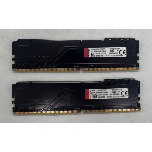 Купить Озу HyperX DDR4 16GB (2x8GB) 3200Mhz Fury Black (HX432C16FB3K2/16) (Восстановлено продавцом, 674751) с проверкой совместимости: обзор, характеристики, цена в Киеве, Днепре, Одессе, Харькове, Украине | интернет-магазин TELEMART.UA фото