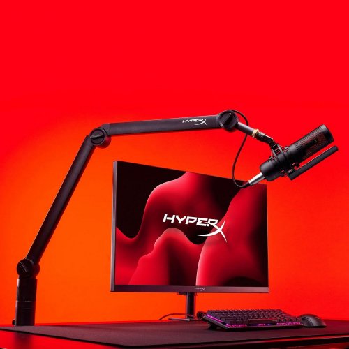 Купить Стойка для микрофона HyperX Caster (786H6AA) Black - цена в Харькове, Киеве, Днепре, Одессе
в интернет-магазине Telemart фото