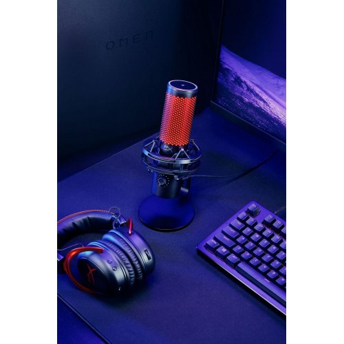 Купити Мікрофон HyperX QuadCast 2 (872V1AA) Black - ціна в Києві, Львові, Вінниці, Хмельницькому, Франківську, Україні | інтернет-магазин TELEMART.UA фото