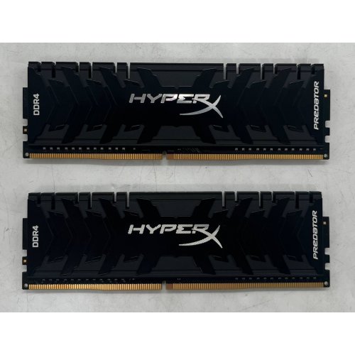 Озп HyperX DDR4 16GB (2x8GB) 3200Mhz Predator (HX432C16PB3K2/16) (Відновлено продавцем, 674805) купити з перевіркою сумісності: огляд, характеристики, ціна у Києві, Львові, Вінниці, Хмельницькому, Івано-Франківську, Україні | інтернет-магазин TELEMART.UA фото