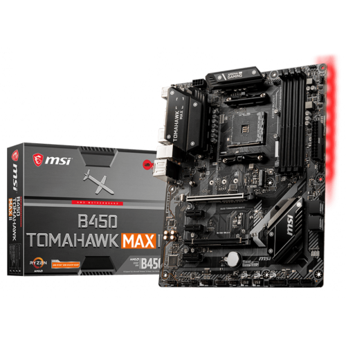 Купить Материнская плата MSI B450 TOMAHAWK MAX II (sAM4, AMD B450) (Восстановлено продавцом, 674818) с проверкой совместимости: обзор, характеристики, цена в Киеве, Днепре, Одессе, Харькове, Украине | интернет-магазин TELEMART.UA фото