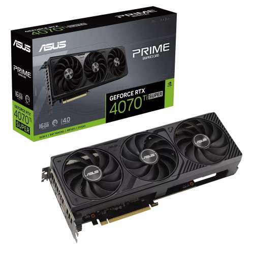 Відеокарта Asus PRIME GeForce RTX 4070 Ti SUPER 16384MB (PRIME-RTX4070TIS-16G) купити з перевіркою сумісності: огляд, характеристики, ціна у Києві, Львові, Вінниці, Хмельницькому, Івано-Франківську, Україні | інтернет-магазин TELEMART.UA фото