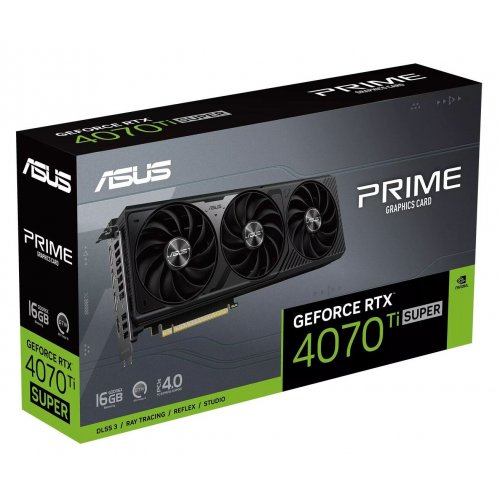 Відеокарта Asus PRIME GeForce RTX 4070 Ti SUPER 16384MB (PRIME-RTX4070TIS-16G) купити з перевіркою сумісності: огляд, характеристики, ціна у Києві, Львові, Вінниці, Хмельницькому, Івано-Франківську, Україні | інтернет-магазин TELEMART.UA фото