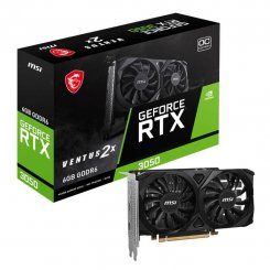 Видеокарта MSI GeForce RTX 3050 VENTUS 2X E OC 6144MB (RTX 3050 VENTUS 2X E 6G OC)