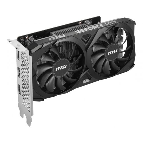 Купить Видеокарта MSI GeForce RTX 3050 VENTUS 2X E OC 6144MB (RTX 3050 VENTUS 2X E 6G OC) с проверкой совместимости: обзор, характеристики, цена в Киеве, Днепре, Одессе, Харькове, Украине | интернет-магазин TELEMART.UA фото