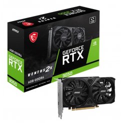 Відеокарта MSI GeForce RTX 3050 VENTUS 2X E 6144MB (RTX 3050 VENTUS 2X E 6G)