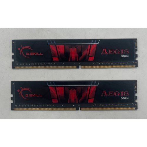 Купить Озу G.Skill DDR4 16GB (2x8GB) 3200Mhz Aegis (F4-3200C16D-16GIS) (Восстановлено продавцом, 675018) с проверкой совместимости: обзор, характеристики, цена в Киеве, Днепре, Одессе, Харькове, Украине | интернет-магазин TELEMART.UA фото