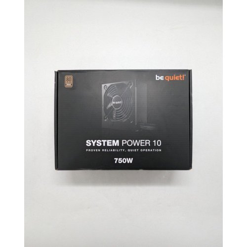 Купить Блок питания Be Quiet! System Power 10 750W (BN329) (Восстановлено продавцом, 675038) с проверкой совместимости: обзор, характеристики, цена в Киеве, Днепре, Одессе, Харькове, Украине | интернет-магазин TELEMART.UA фото