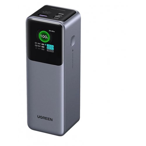 Купить Powerbank Ugreen PB722 25000mAh 200W (35525B) Grey - цена в Харькове, Киеве, Днепре, Одессе
в интернет-магазине Telemart фото