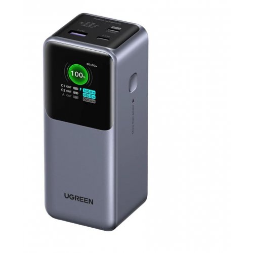 Купить Powerbank Ugreen PB721 20000mAh 130W (35524B) Grey - цена в Харькове, Киеве, Днепре, Одессе
в интернет-магазине Telemart фото