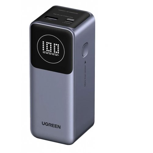 Купить Powerbank Ugreen PB724 12000mAh 100W (35526B) Grey - цена в Харькове, Киеве, Днепре, Одессе
в интернет-магазине Telemart фото