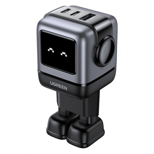 Купить Сетевое зарядное устройство Ugreen CD361 Nexode Robot GaN Tech USB + 2 x USB Type-C 65W (25685B) Grey - цена в Харькове, Киеве, Днепре, Одессе
в интернет-магазине Telemart фото