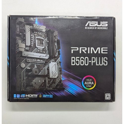 Материнська плата Asus PRIME B560-PLUS (s1200, Intel B560) (Відновлено продавцем, 675134) купити з перевіркою сумісності: огляд, характеристики, ціна у Києві, Львові, Вінниці, Хмельницькому, Івано-Франківську, Україні | інтернет-магазин TELEMART.UA фото