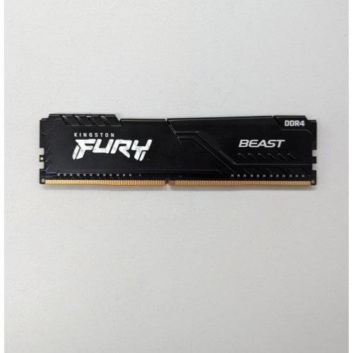 Озп Kingston DDR4 8GB 2666Mhz FURY Beast Black (KF426C16BB/8) (Відновлено продавцем, 675140) купити з перевіркою сумісності: огляд, характеристики, ціна у Києві, Львові, Вінниці, Хмельницькому, Івано-Франківську, Україні | інтернет-магазин TELEMART.UA фото