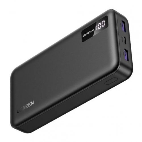 Купить Powerbank Ugreen PB312 20000mAh 20W (25683) Black - цена в Харькове, Киеве, Днепре, Одессе
в интернет-магазине Telemart фото