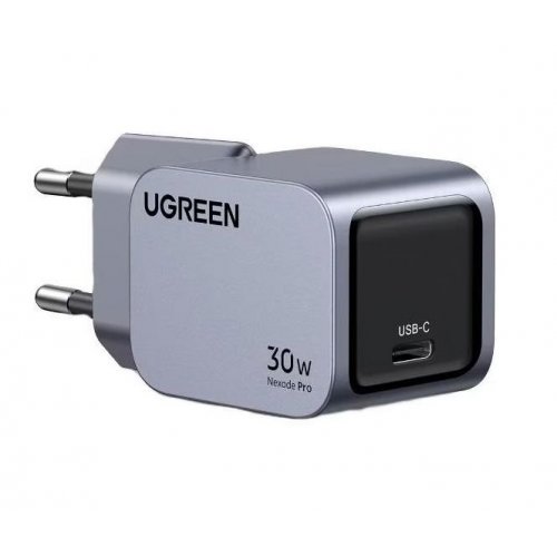 Купить Сетевое зарядное устройство Ugreen X703 Nexode Pro GaN Tech USB Type-C 30W (35006) Grey - цена в Харькове, Киеве, Днепре, Одессе
в интернет-магазине Telemart фото