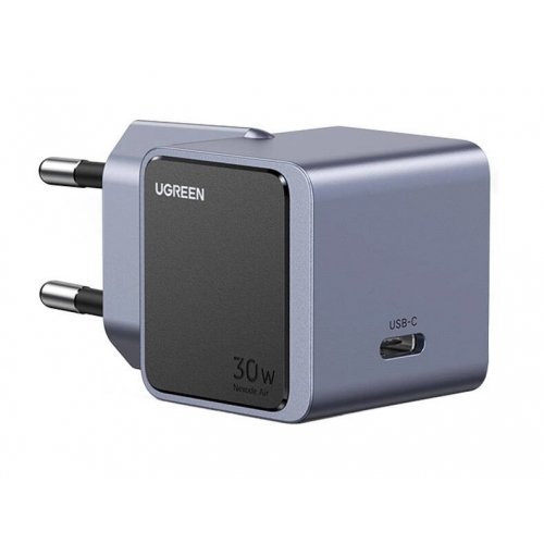 Купить Сетевое зарядное устройство Ugreen X503 Nexode S GaN Tech USB Type-C 30W (35041) Grey - цена в Харькове, Киеве, Днепре, Одессе
в интернет-магазине Telemart фото