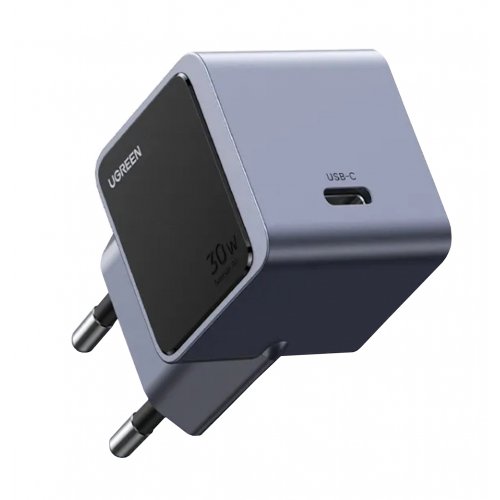 Купити Мережевий зарядний пристрій Ugreen X503 Nexode S GaN Tech USB Type-C 30W (35041) Grey - ціна в Києві, Львові, Вінниці, Хмельницькому, Франківську, Україні | інтернет-магазин TELEMART.UA фото