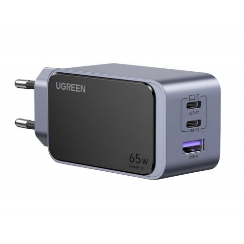 Купить Сетевое зарядное устройство Ugreen X553 Nexode Air GaN Tech USB + 2 x USB Type-C 65W (35042) Grey - цена в Харькове, Киеве, Днепре, Одессе
в интернет-магазине Telemart фото