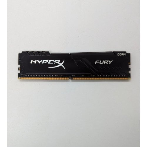 Озп HyperX DDR4 16GB 2666Mhz Fury Black (HX426C16FB3/16) (Відновлено продавцем, 675173) купити з перевіркою сумісності: огляд, характеристики, ціна у Києві, Львові, Вінниці, Хмельницькому, Івано-Франківську, Україні | інтернет-магазин TELEMART.UA фото