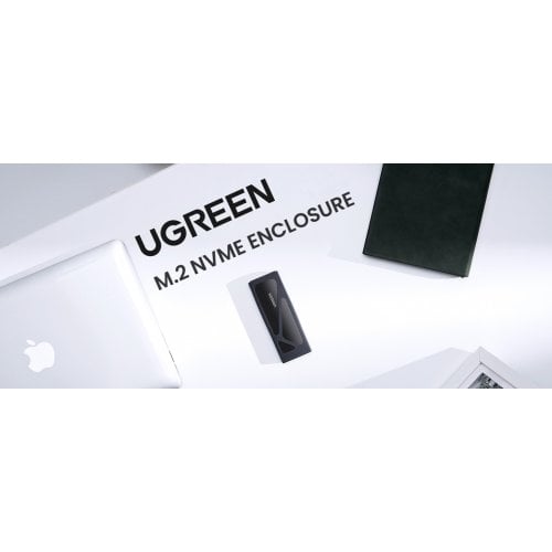 Купить Внешний карман Ugreen CM578 M.2 NVME - USB (15512) Black - цена в Харькове, Киеве, Днепре, Одессе
в интернет-магазине Telemart фото