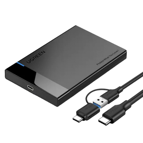 Купить Внешний карман Ugreen US221 2.5" HDD/SSD - USB 3.1 (60735) Black - цена в Харькове, Киеве, Днепре, Одессе
в интернет-магазине Telemart фото