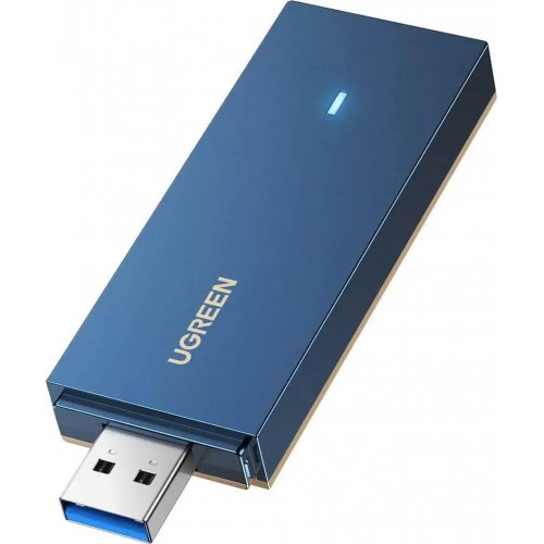 Купить Wi-Fi адаптер Ugreen CM499 AX1800 USB Adapter (90340) Blue - цена в Харькове, Киеве, Днепре, Одессе
в интернет-магазине Telemart фото