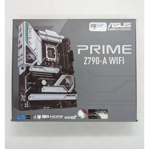 Купить Материнская плата Asus PRIME Z790-A WIFI (s1700, Intel Z790) (Восстановлено продавцом, 675213) с проверкой совместимости: обзор, характеристики, цена в Киеве, Днепре, Одессе, Харькове, Украине | интернет-магазин TELEMART.UA фото