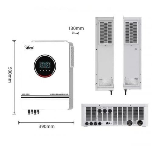 Купить Гибридный солнечный инвертор Anern MAX 48V 10200W (SCI-MAX-10200) - цена в Харькове, Киеве, Днепре, Одессе
в интернет-магазине Telemart фото