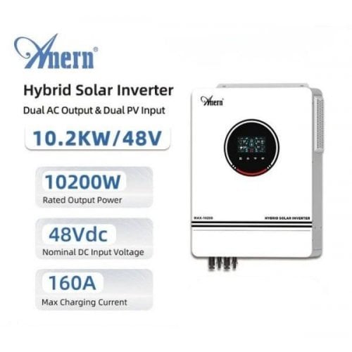 Купить Гибридный солнечный инвертор Anern MAX 48V 10200W (SCI-MAX-10200) - цена в Харькове, Киеве, Днепре, Одессе
в интернет-магазине Telemart фото