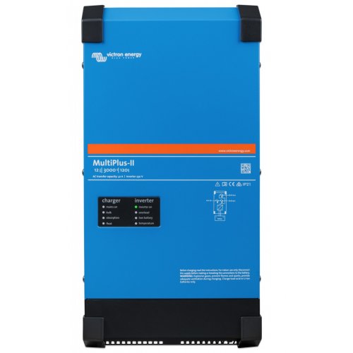 Купити Гібридний сонячний інвертор Victron Energy MultiPlus II 12V 2400W (12/3000/120-32) - ціна в Києві, Львові, Вінниці, Хмельницькому, Франківську, Україні | інтернет-магазин TELEMART.UA фото