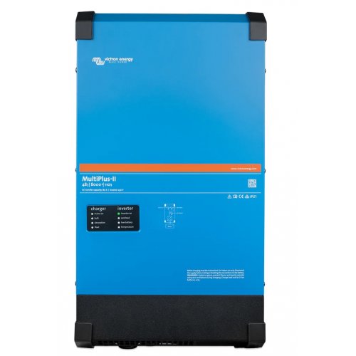 Купить Гибридный солнечный инвертор Victron Energy MultiPlus II 48V 6400W (48/8000/110-100) - цена в Харькове, Киеве, Днепре, Одессе
в интернет-магазине Telemart фото