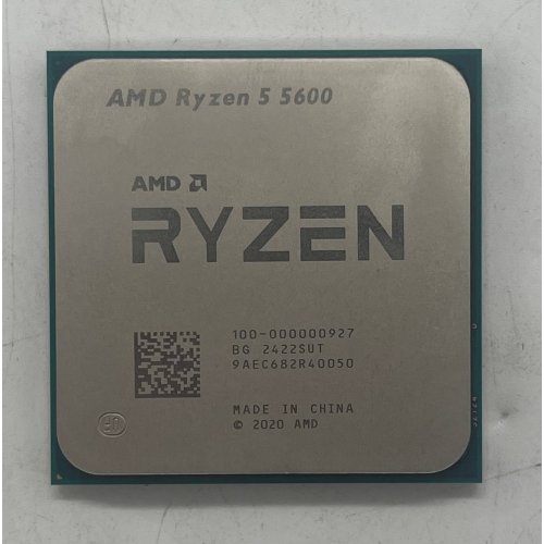 Купить Процессор AMD Ryzen 5 5600 3.5(4.4)GHz 32MB sAM4 Tray (100-000000927) (Восстановлено продавцом, 675367) с проверкой совместимости: обзор, характеристики, цена в Киеве, Днепре, Одессе, Харькове, Украине | интернет-магазин TELEMART.UA фото