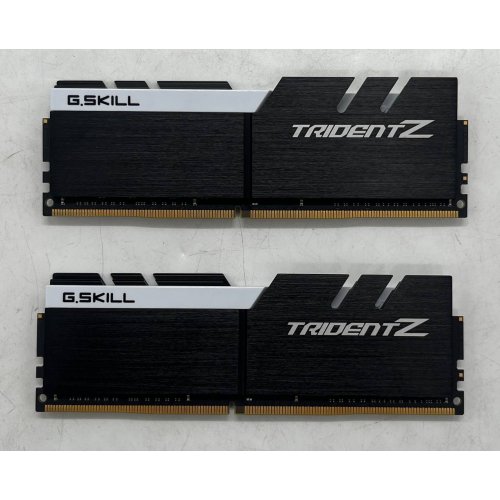 Озп G.Skill DDR4 32GB (2x16GB) 3600Mhz Trident Z (F4-3600C17D-32GTZKW) Black/White (Відновлено продавцем, 675377) купити з перевіркою сумісності: огляд, характеристики, ціна у Києві, Львові, Вінниці, Хмельницькому, Івано-Франківську, Україні | інтернет-магазин TELEMART.UA фото