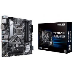 Материнская плата Asus PRIME H470M-PLUS (s1200, Intel H470) (Восстановлено продавцом, 675406)