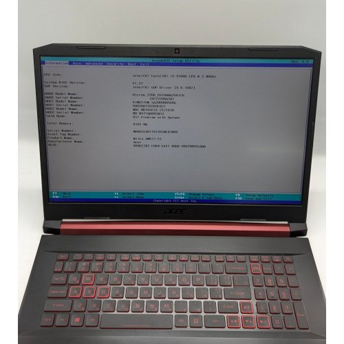 Купити Ноутбук Acer Nitro 5 AN517-51 (NH.Q5CEU.011) Black (Відновлено продавцем, 675476) - ціна в Києві, Львові, Вінниці, Хмельницькому, Франківську, Україні | інтернет-магазин TELEMART.UA фото