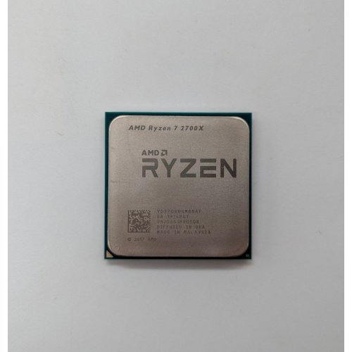 Процесор AMD Ryzen 7 2700X 3.7(4.3)GHz 16MB sAM4 Tray (YD270XBGAFMPK) (Відновлено продавцем, 675492) купити з перевіркою сумісності: огляд, характеристики, ціна у Києві, Львові, Вінниці, Хмельницькому, Івано-Франківську, Україні | інтернет-магазин TELEMART.UA фото