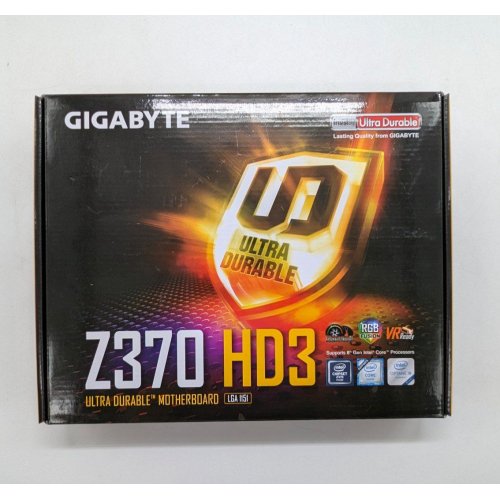 Купить Материнская плата Gigabyte Z370 HD3 (s1151, Intel Z370) (Восстановлено продавцом, 675508) с проверкой совместимости: обзор, характеристики, цена в Киеве, Днепре, Одессе, Харькове, Украине | интернет-магазин TELEMART.UA фото