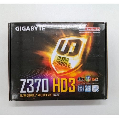 Купить Материнская плата Gigabyte Z370 HD3 (s1151, Intel Z370) (Восстановлено продавцом, 675510) с проверкой совместимости: обзор, характеристики, цена в Киеве, Днепре, Одессе, Харькове, Украине | интернет-магазин TELEMART.UA фото