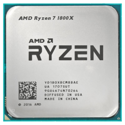 Процессор AMD Ryzen 7 1800X 3.6(4.0)GHz 16MB sAM4 Tray (YD180XBCM88AE) (Восстановлено продавцом, 675515)