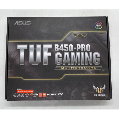 Купить Материнская плата Asus TUF B450-PRO GAMING (sAM4, AMD B450) (Восстановлено продавцом, 675527) с проверкой совместимости: обзор, характеристики, цена в Киеве, Днепре, Одессе, Харькове, Украине | интернет-магазин TELEMART.UA фото