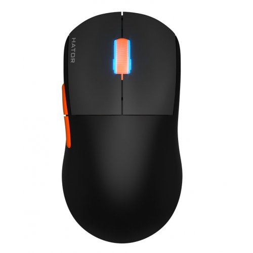 Купити Миша HATOR Quasar 2 Pro Wireless (HTM560BO) Black/Orange - ціна в Києві, Львові, Вінниці, Хмельницькому, Франківську, Україні | інтернет-магазин TELEMART.UA фото