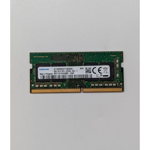 Купить Озу Samsung SODIMM DDR4 8GB 3200Mhz (M471A1G44AB0-CWE) OEM (Восстановлено продавцом, 675783) с проверкой совместимости: обзор, характеристики, цена в Киеве, Днепре, Одессе, Харькове, Украине | интернет-магазин TELEMART.UA фото