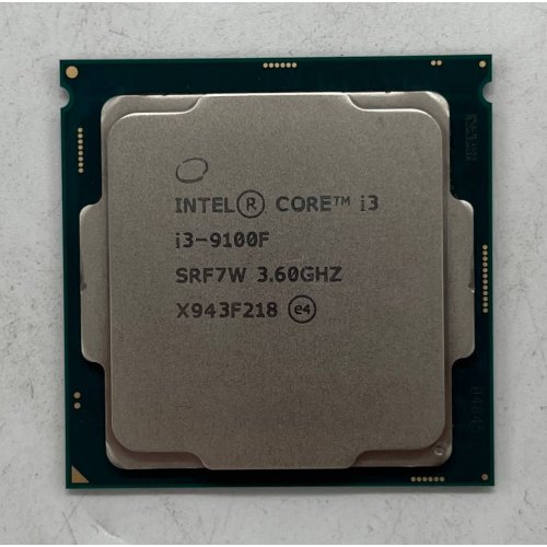 Процесор Intel Core i3-9100F 3.6(4.2)GHz 6MB s1151 Tray (CM8068403358820) (Відновлено продавцем, 675784) купити з перевіркою сумісності: огляд, характеристики, ціна у Києві, Львові, Вінниці, Хмельницькому, Івано-Франківську, Україні | інтернет-магазин TELEMART.UA фото