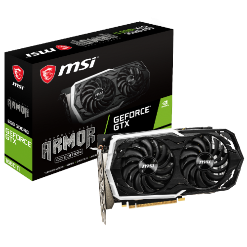 Купить Видеокарта MSI GeForce GTX 1660 Ti ARMOR OC 6144MB (GTX 1660 TI ARMOR 6G OC) (Восстановлено продавцом, 675831) с проверкой совместимости: обзор, характеристики, цена в Киеве, Днепре, Одессе, Харькове, Украине | интернет-магазин TELEMART.UA фото