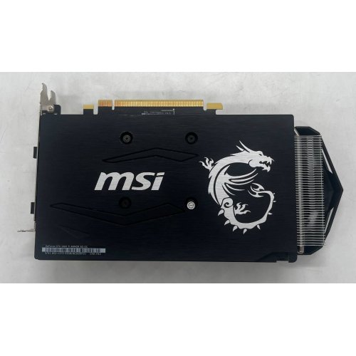 Відеокарта MSI GeForce GTX 1660 Ti ARMOR OC 6144MB (GTX 1660 TI ARMOR 6G OC) (Відновлено продавцем, 675831) купити з перевіркою сумісності: огляд, характеристики, ціна у Києві, Львові, Вінниці, Хмельницькому, Івано-Франківську, Україні | інтернет-магазин TELEMART.UA фото