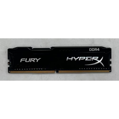 Купить Озу Kingston DDR4 4GB 2666Hz HyperX FURY Black (HX426C15FB/4) (Восстановлено продавцом, 675835) с проверкой совместимости: обзор, характеристики, цена в Киеве, Днепре, Одессе, Харькове, Украине | интернет-магазин TELEMART.UA фото