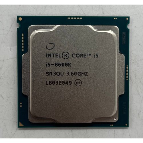 Процесор Intel Core i5-8600K 3.6(4.3)GHz 9MB s1151 Tray (CM8068403358508) (Відновлено продавцем, 676643) купити з перевіркою сумісності: огляд, характеристики, ціна у Києві, Львові, Вінниці, Хмельницькому, Івано-Франківську, Україні | інтернет-магазин TELEMART.UA фото