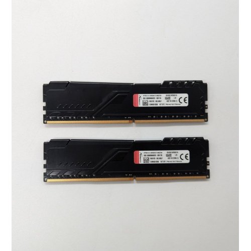 Купить Озу HyperX DDR4 16GB (2x8GB) 2666Mhz Fury Black (HX426C16FB3K2/16) (Восстановлено продавцом, 676662) с проверкой совместимости: обзор, характеристики, цена в Киеве, Днепре, Одессе, Харькове, Украине | интернет-магазин TELEMART.UA фото